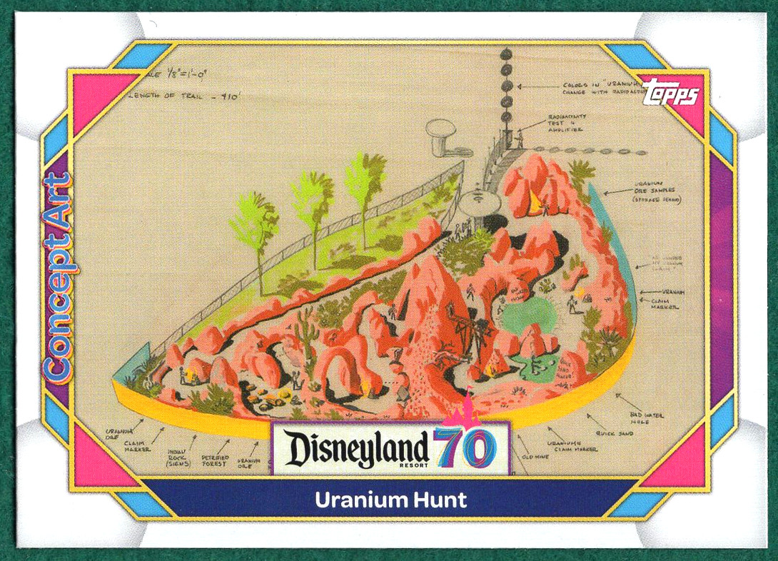 Uranium Hunt - 2025 Topps Disneyland 70° Anniversario #134 - Carta Concept Art
