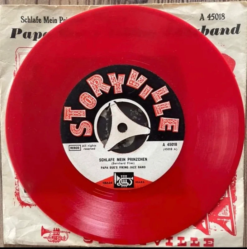 Single Papa Bue's Viking Jazzband – Schlafe Mein Prinzchen. Original Pressung Germany 1960