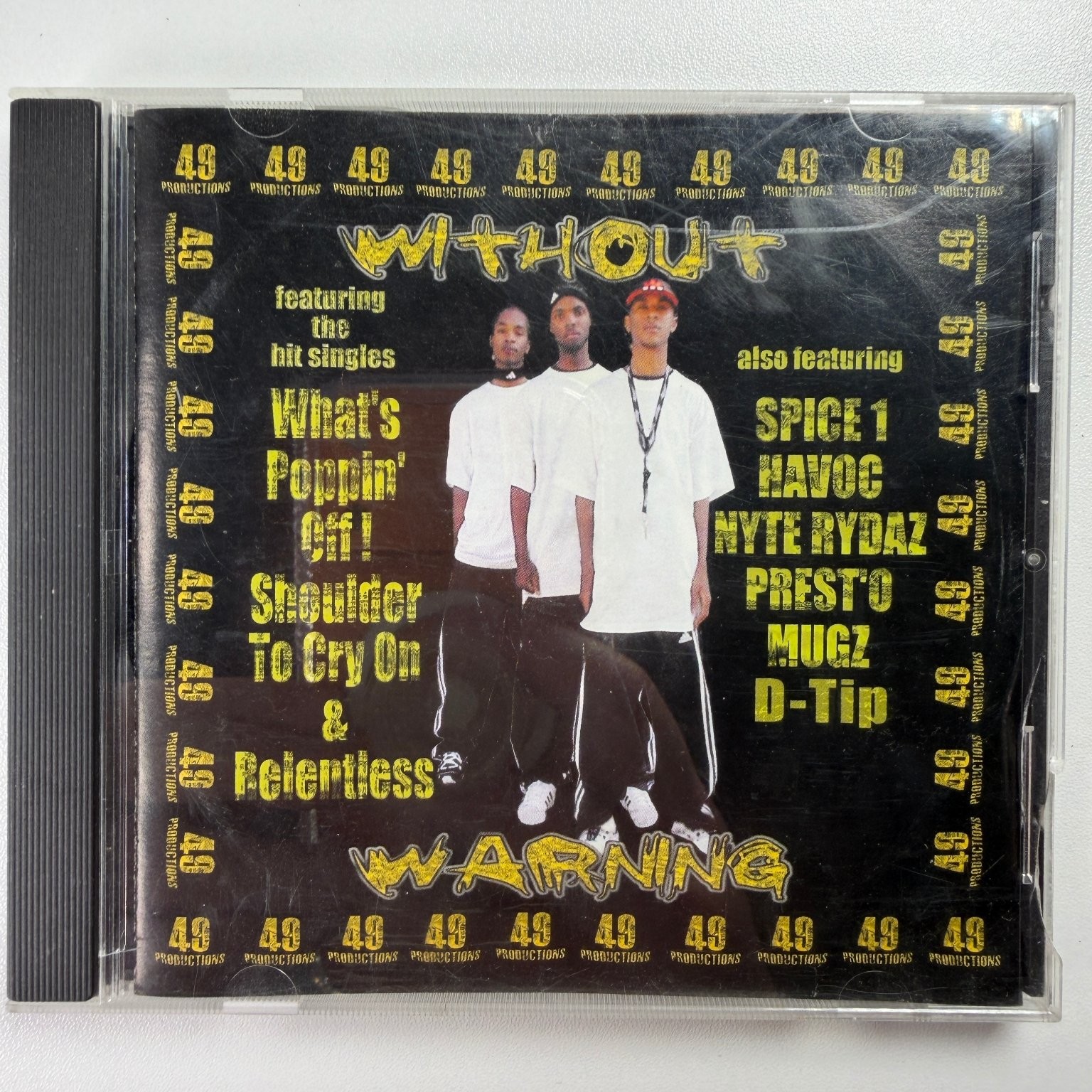 Without Warning CD 1999 49 Productions Hip Hop Rap St. Louis Ground Level