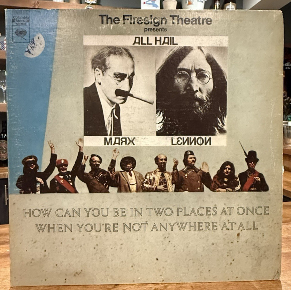 The Firesign Theatre How Can You Be In Two Places LP 1972 CS-9884 VG