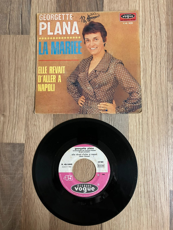 Vinyle 45 tours Georgette Plana La mariée