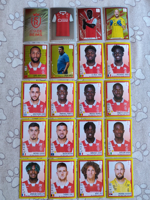 20 figurine del Reims 2022/23