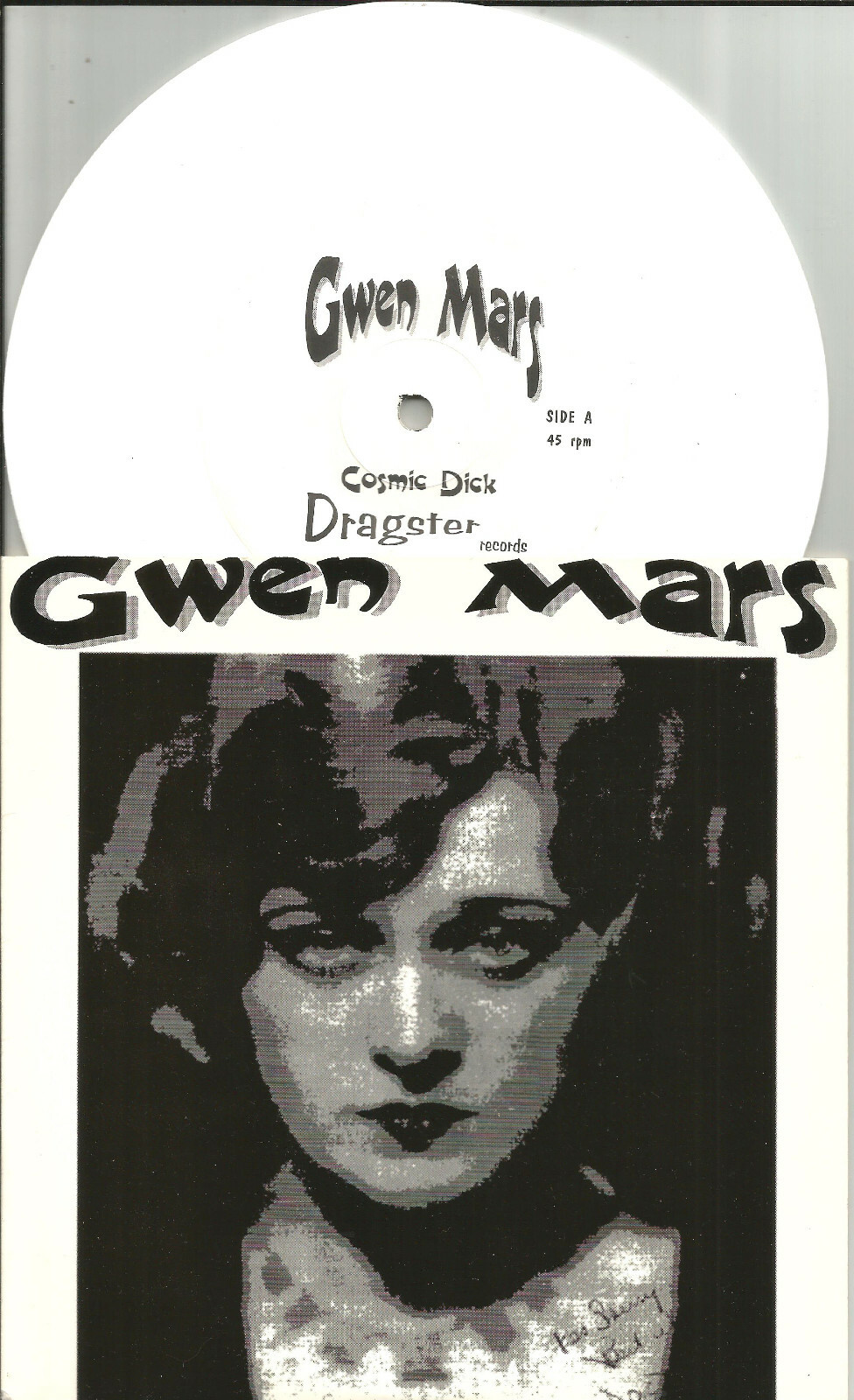 The Lost Millions GWEN MARS Cosmic / Shrink LIMITED WHITE 7 INCH vinyl Single 