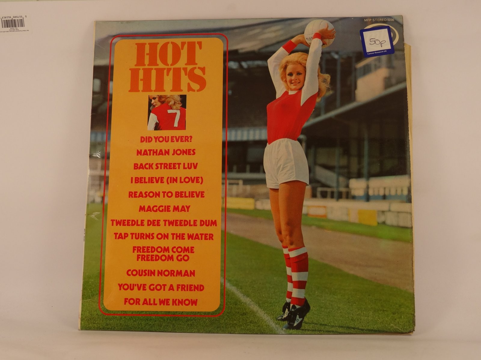 VARIOUS ARTISTS HOT HITS NO 7 (427) LP MUSIC FOR PLEASURE