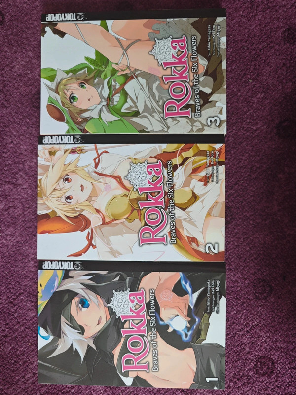 Rokka Braves of the Six Flowers Manga 1-3