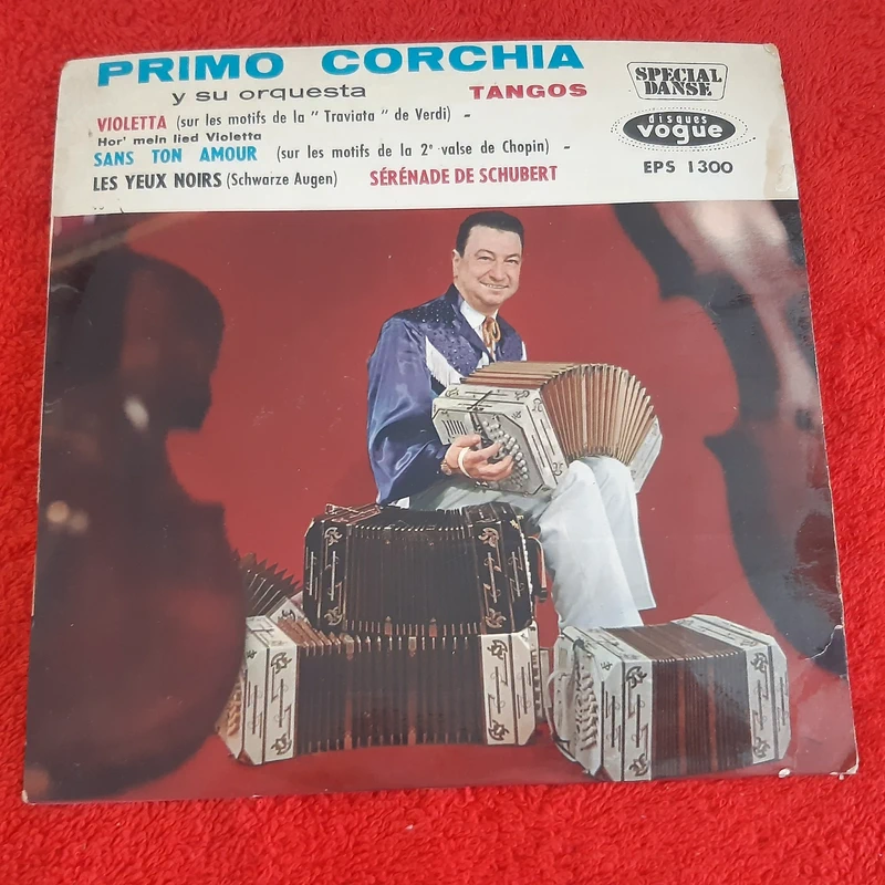 Disco Vinil Single EP Primo Corchia y su Orquesta - Violetta + 3 músicas