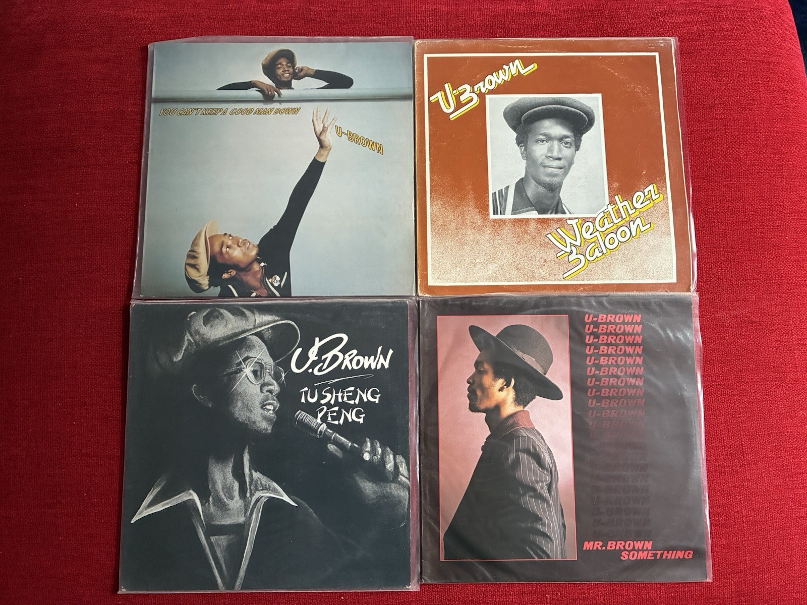 U-Brown – 4 Reggae Roots LPs – Weather Balloon, Tu Sheng Peng, Mr Brown …