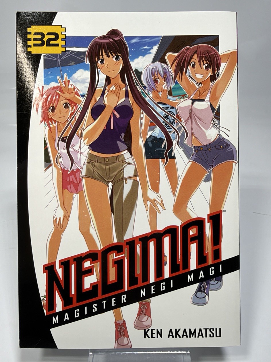 Negima! Magister Negi Magi di Ken Akamatsu Vol. 32 Paperback Manga 1° Stampa Ed
