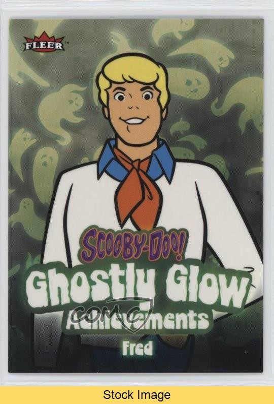 2024 Fleer Scooby Doo Ghostly Glow Achievement Fred #GA-3 READ 1w5w