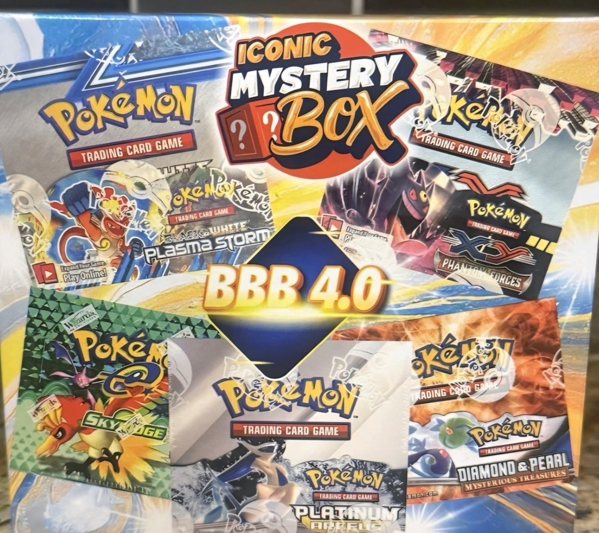 ICONIC MYSTERY POKEMON BIG BOOSTER BOX 4.0 BBB SIGILLATO IN FABBRICA - PREZZO CONSIGLIATO DAL PRODUTTORE $ 699!