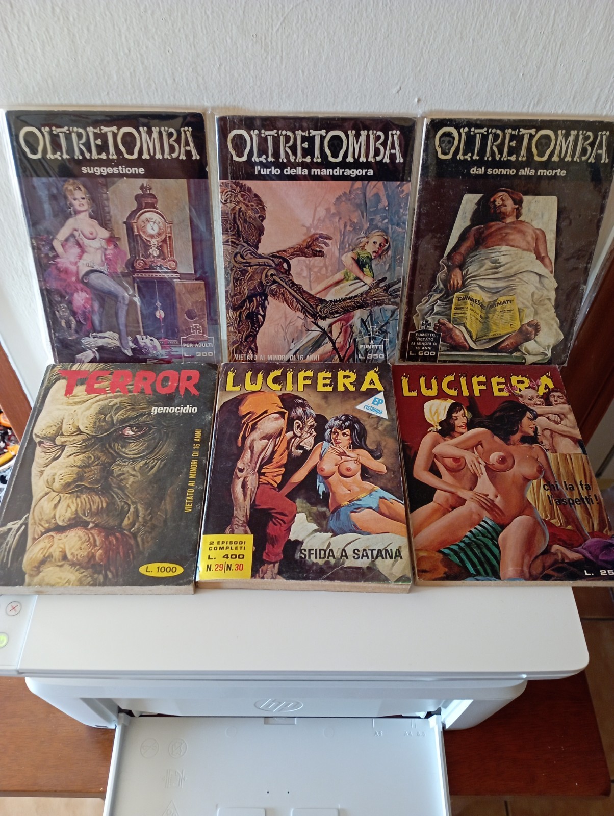 Lotto Di N°6 Fumetti (Oltretomba - Terror - Lucifera)