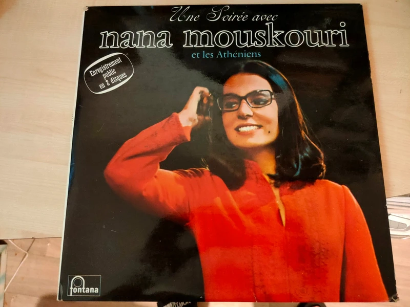 Une Soirée Avec Nana Mouskouri Et Les Athéniens - 2 x Vinyle 33 tours
