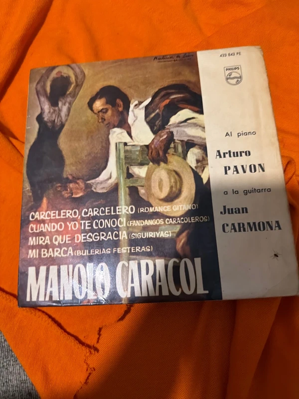 Disco vinilo manolo caracol 7 pulgadas