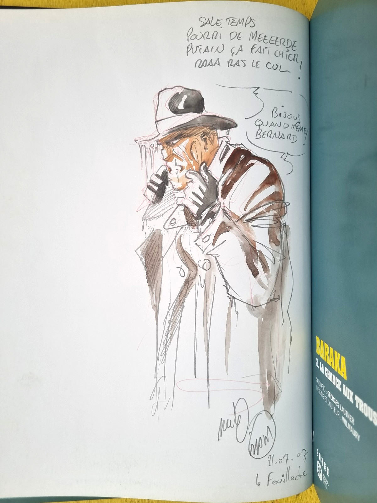 BD BARAKA N°2 la chance aux trousses DEDICACE  WILMAURY EO 2005 NEUF F2GH25