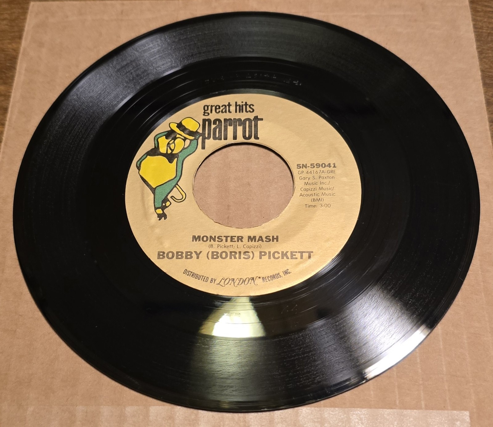 Bobby Boris Pickett: Monster Mash/Monster Mash Party - NM | Reissue - Halloween