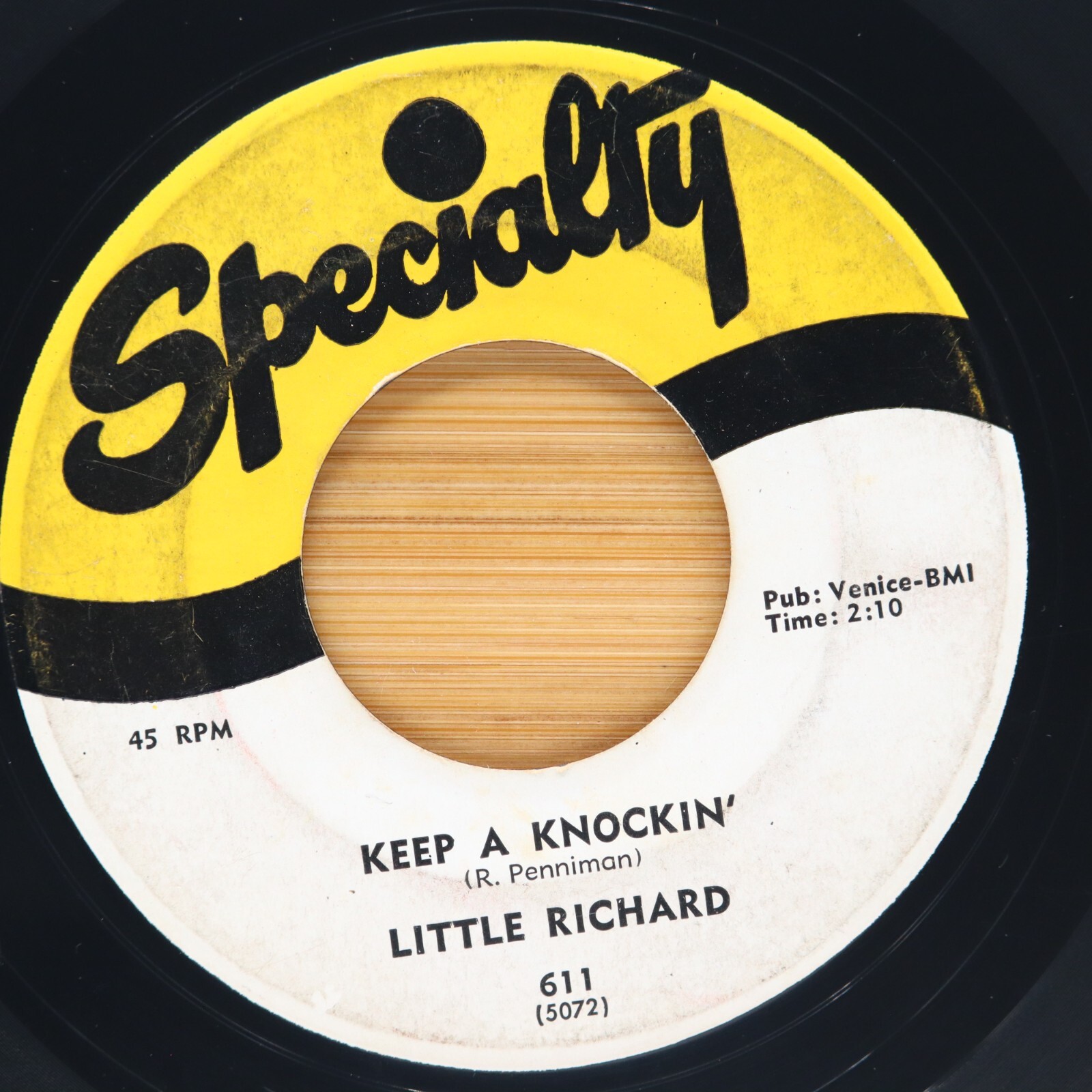 LITTLE RICHARD - KEEP A KNOCKIN' / CAN'T BELIEVE YOU WANNA LEAVE - ROCK 45
