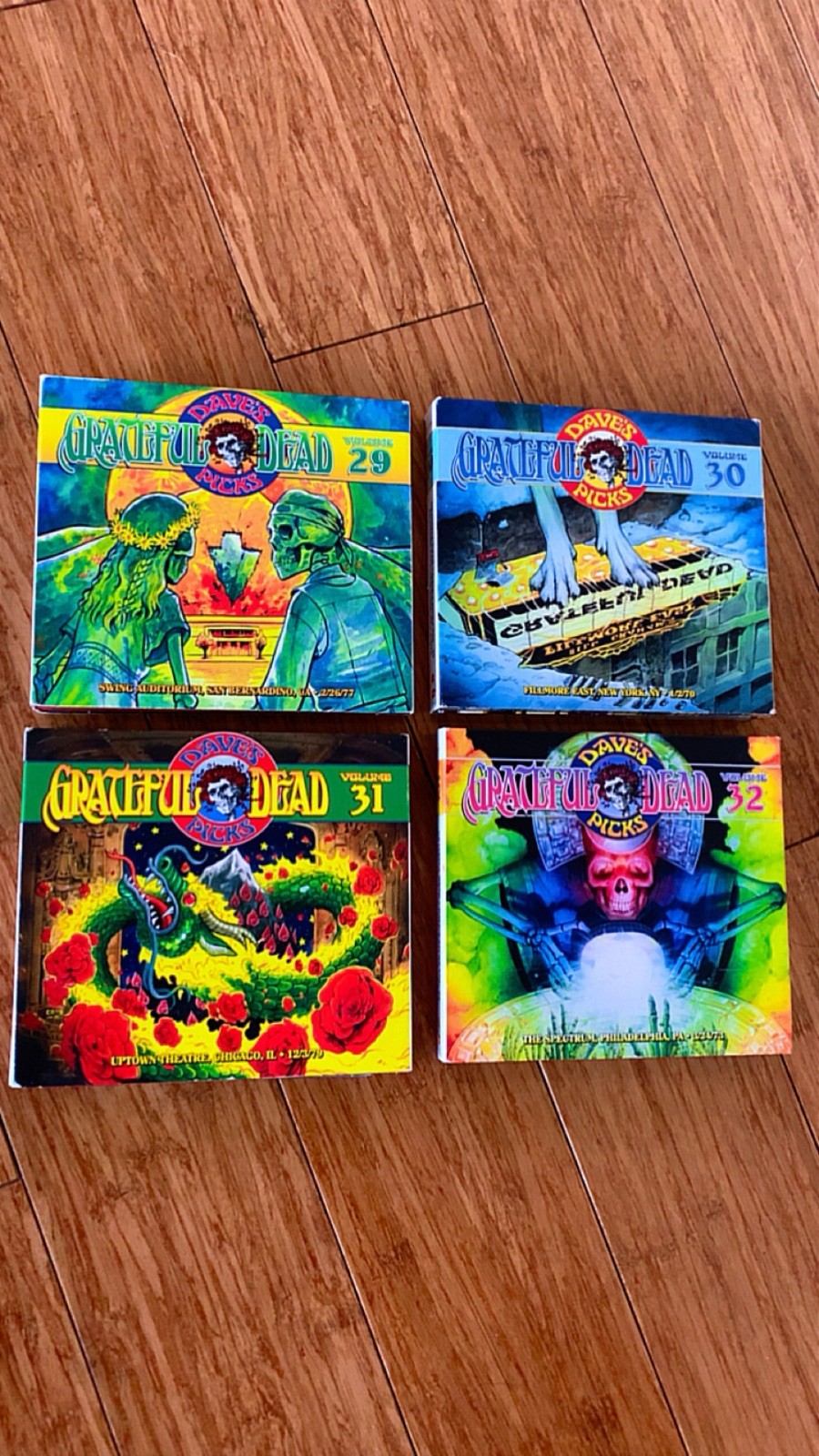 GRATEFUL DEAD DAVE'S PICKS SUB 2019 29,30,31,32 W/BONUS D- OPENED/NEVER LISTENED