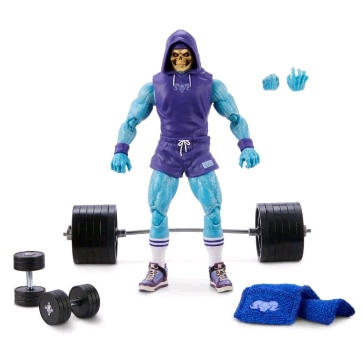 PRESALE SDCC 2026 Mattel Exclusive Masters of the Universe Gym Bro Skeletor
