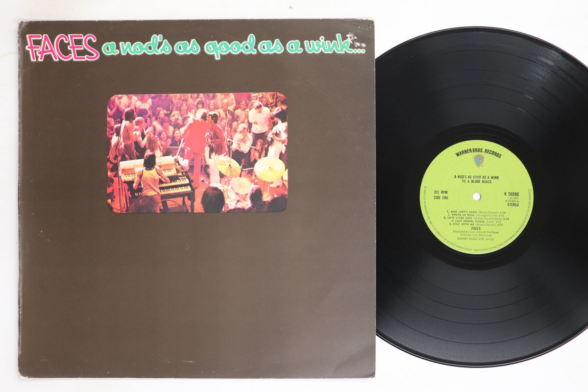 LP FACES A Nod's As Good As A K56006 WARNER BROS UK