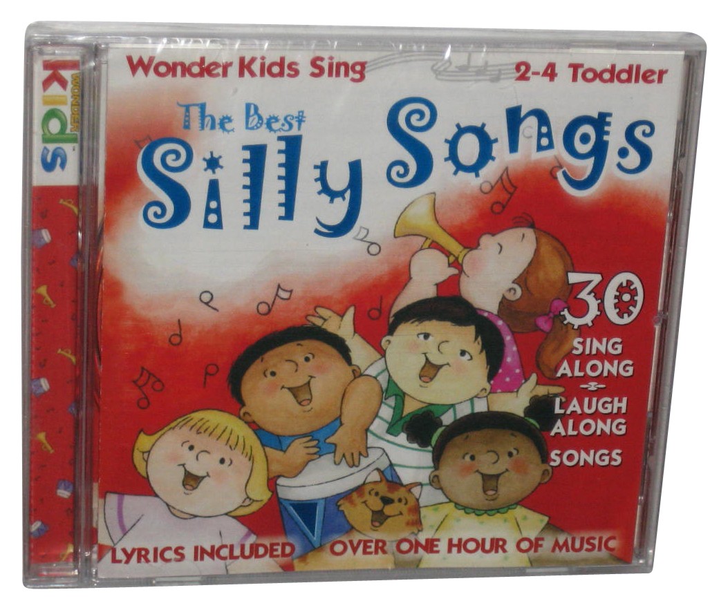 The Wonder Kids The Best Silly Songs 2-4 Toddler Sing Laugh Along Audio Music CD