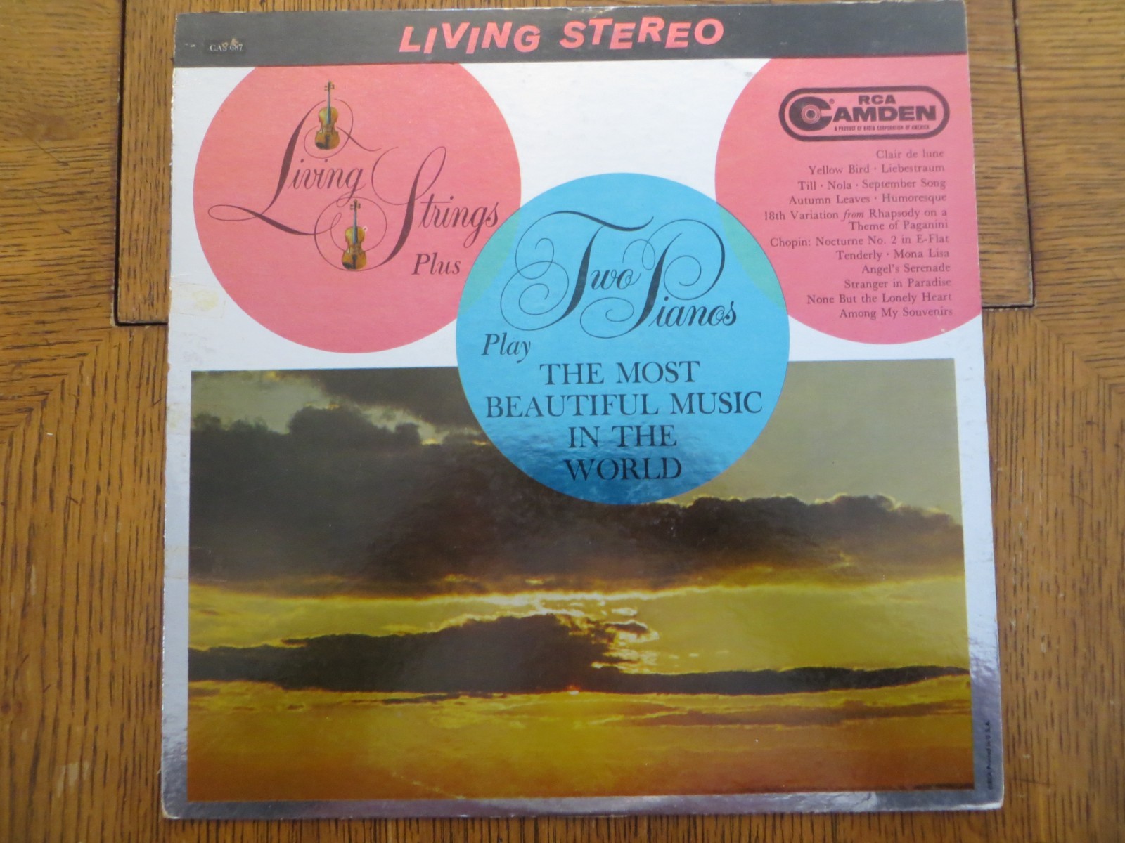 Living Strings Plus Two Pianos...Most Beautiful Music In The World - 1962 LP VG