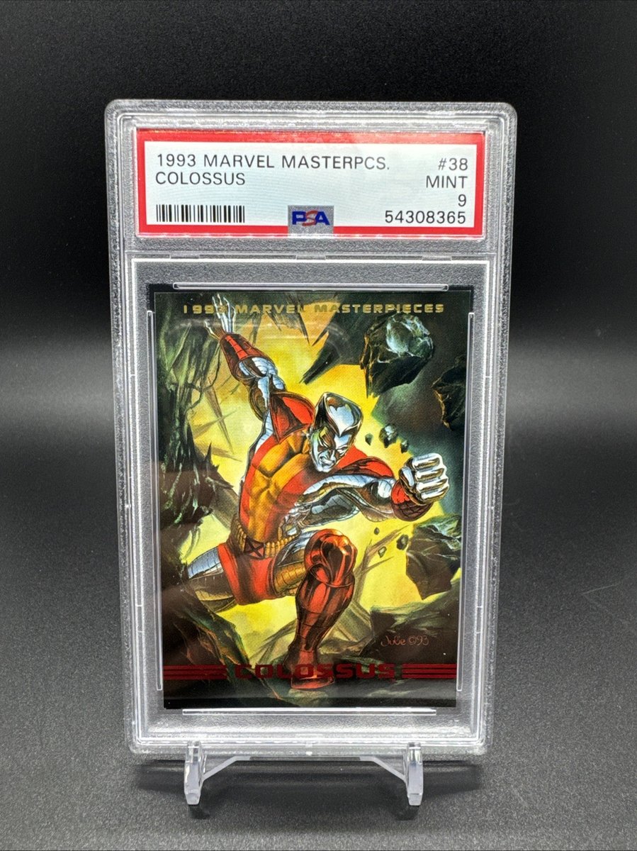 1993 MARVEL MASTERPIECES #38 COLOSSUS PSA 9
