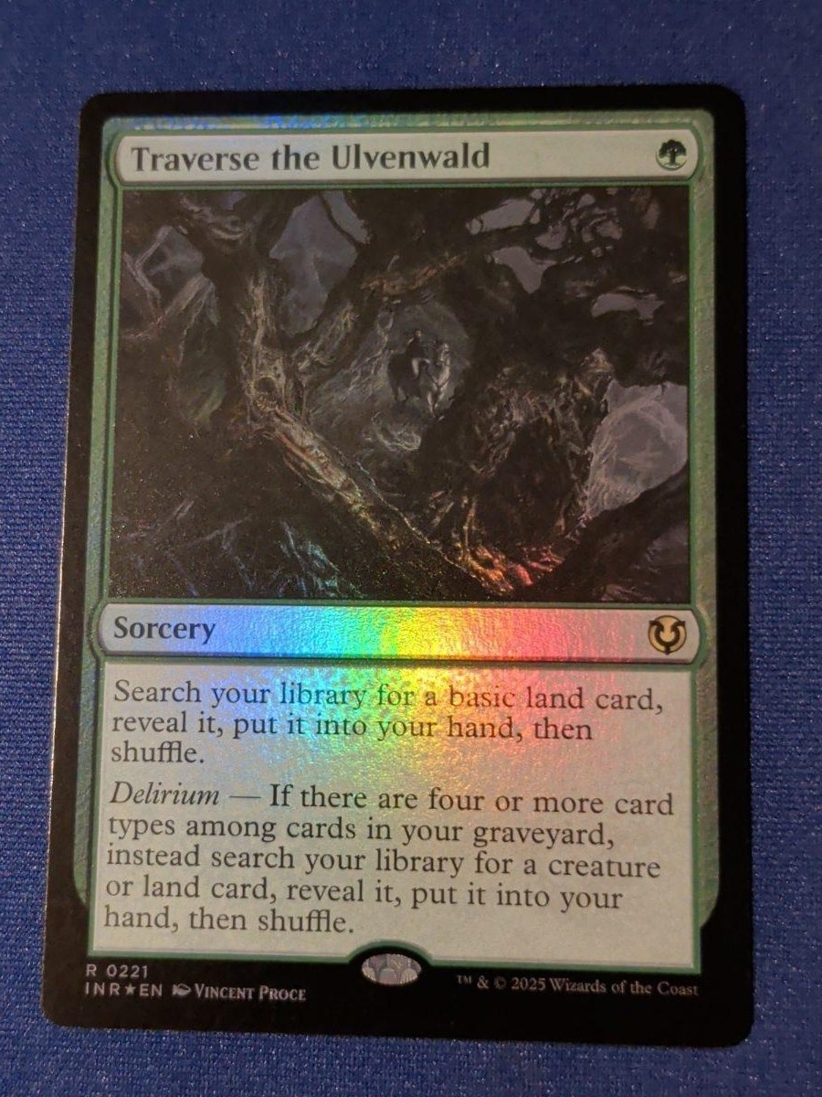 Traverse the Ulvenwald Foil Innistrad Remastered #221 quasi nuovo MTG