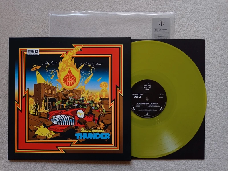 LP 33T The Drippers "Scandinavian Thunder" The Sign Records SQR047 Suede 2022 R ^