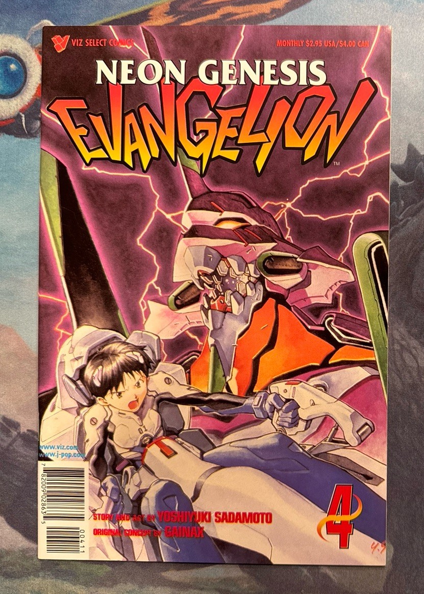 Neon Genesis Evangelion manga copertina morbida singolo vol VIZ media inglese Sadamoto