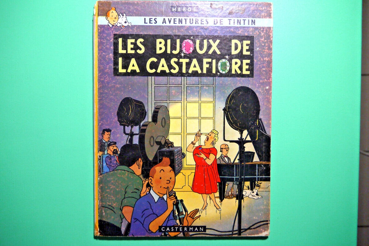 BD TINTIN ,  Les Bijoux De La Castafiore , 1963 B34 Première Édition FRANÇAISE