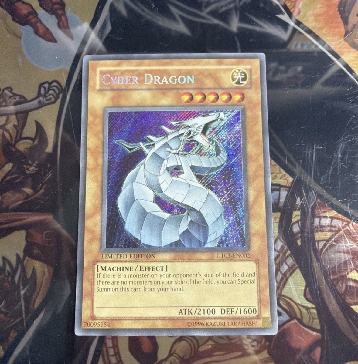 Yugioh Toon Ragazza Mago Oscuro, Cyber Drago, Obelisco SALTA-EN