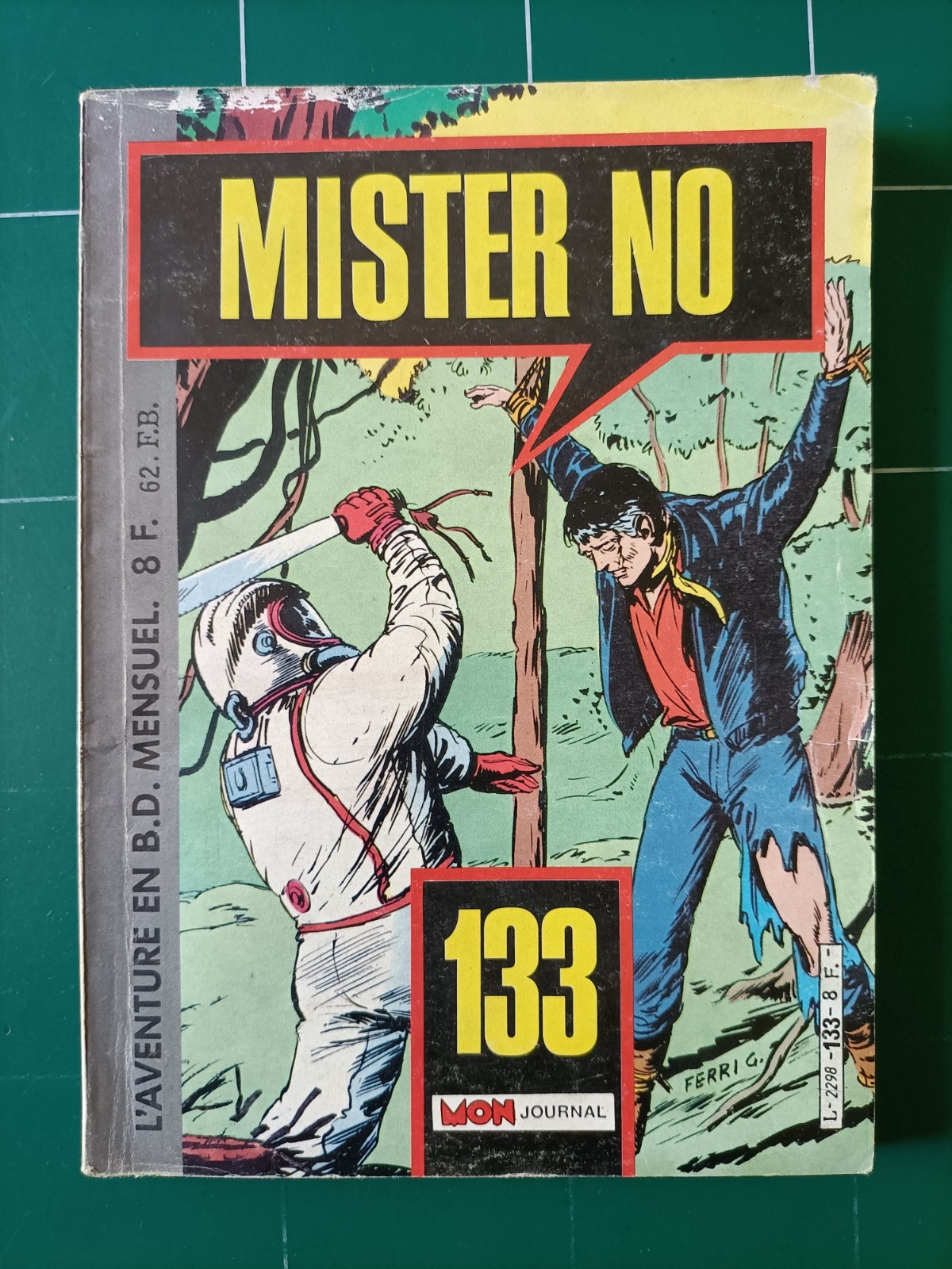 MISTER NO  n°  133    /  Janvier   1987  /   BE   / MON JOURNAL