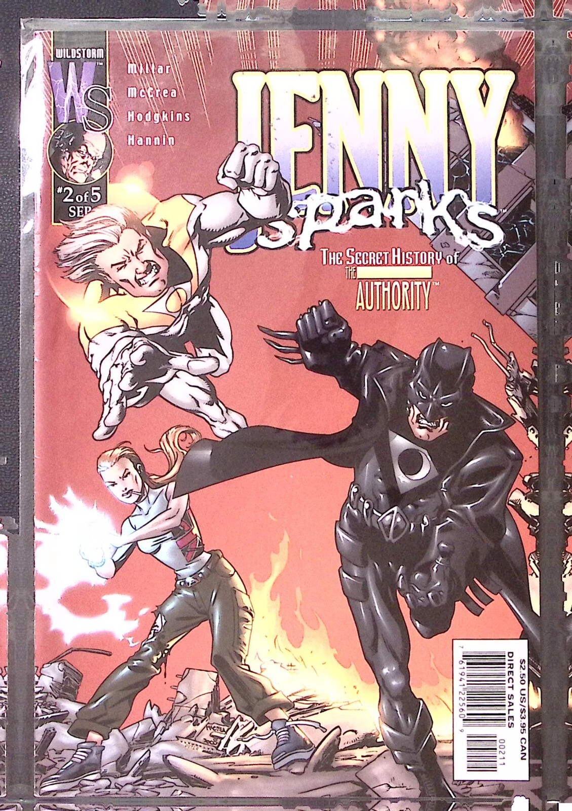1988 JENNY SPARKS #2 OF 5 SEPT THE SECRET HISTORY OF THE AUTHORITY EXC  Z2012