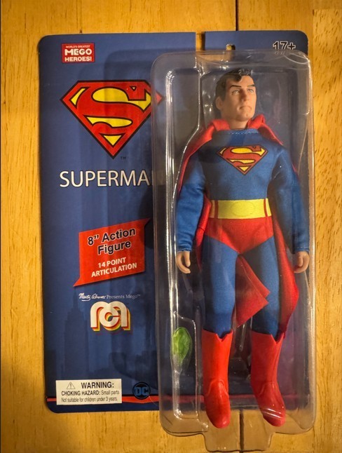 Mego Superman Retro 8" Action Figure 2020 World's Greatest Mego Heroes DC Comics