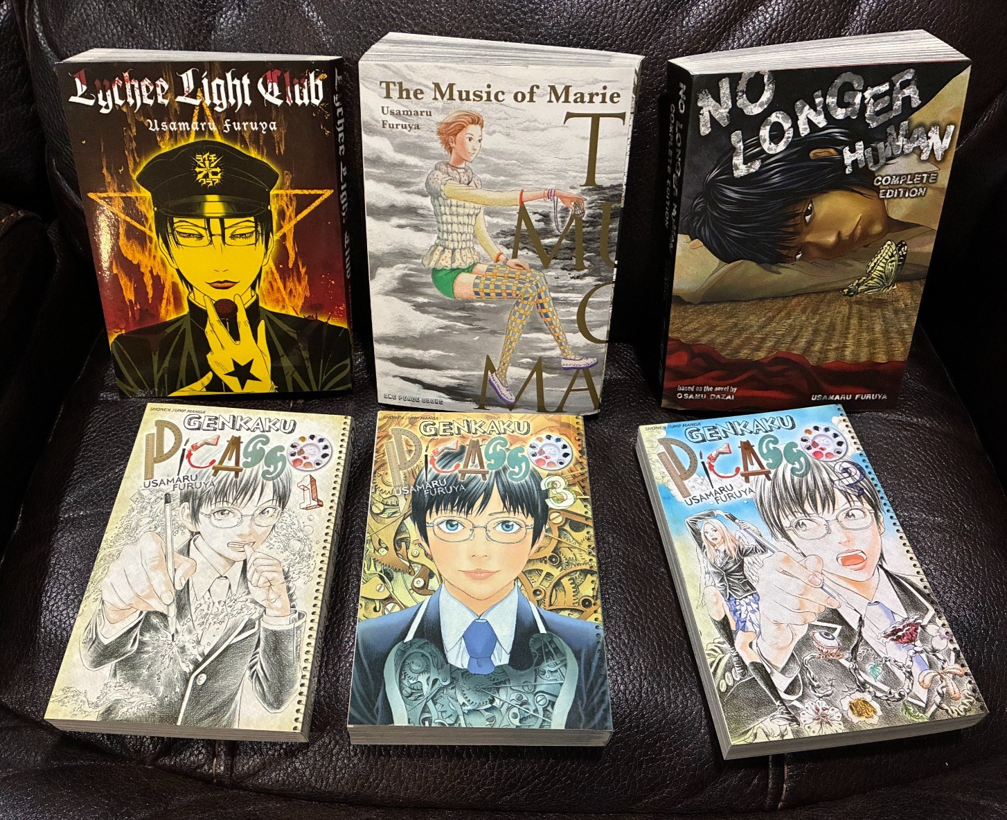 Lotto manga inglese Usamaru Furuya musica di Marie Lychee non più umano Picasso