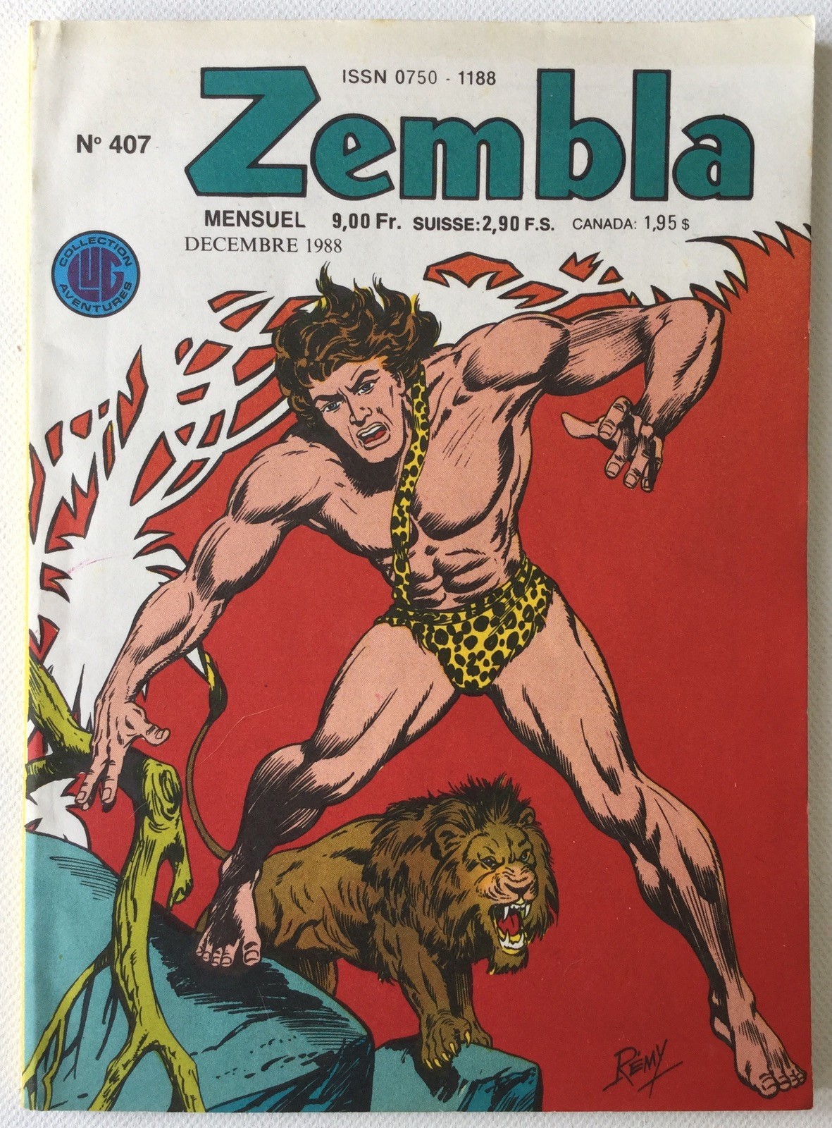 Zembla n°407 décembre 1988 Editions Lug