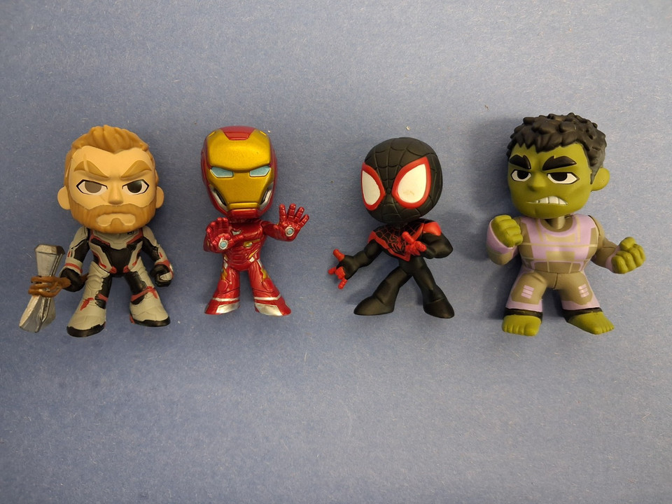 Funko Mystery Mini - Marvel Studio - Avengers lotto di 4 diverse Bobble Heads