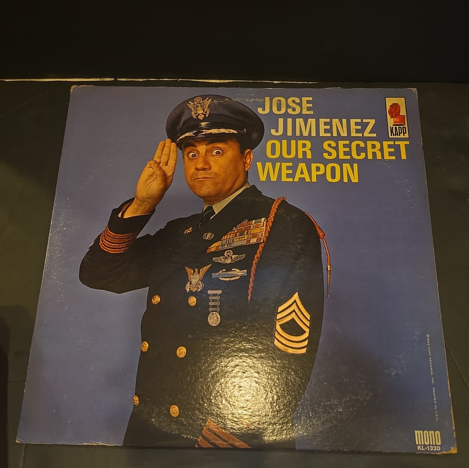 Jose Jimenez Our Secret Weapon VINYL RECORD KL-1320 #V2