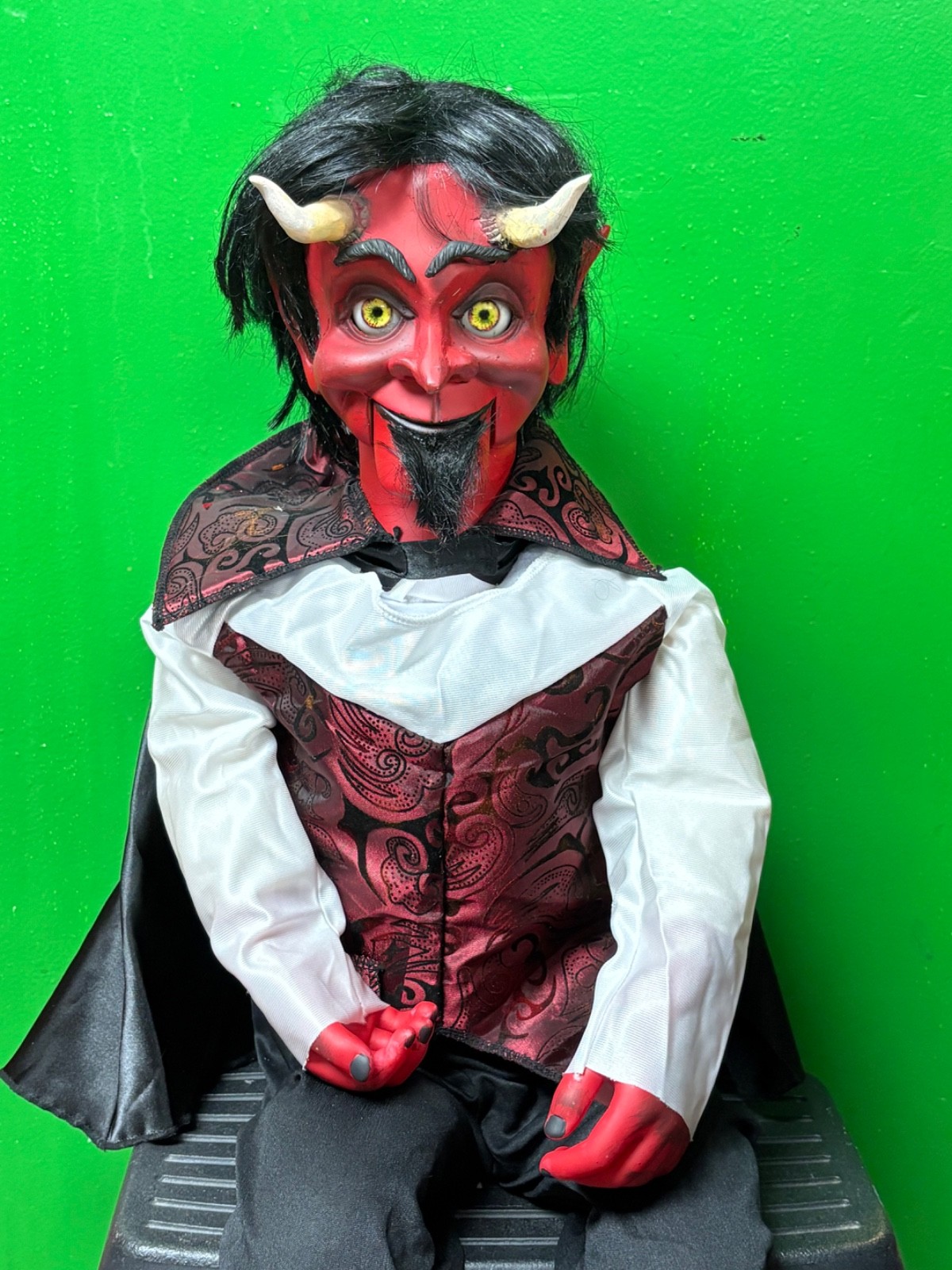 NEW  34" Demon   VENTRILOQUIST  Figure   MULTI-FUNCTION  FEATURE  Halloween