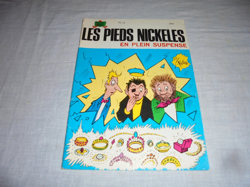 BD Les Pieds Nickelés 43 : Les Pieds Nickelés en plein suspense Editions SPE 1985