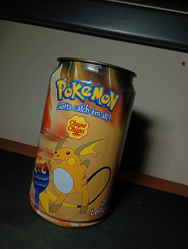 Lata vintage Pokémon (chupachups)