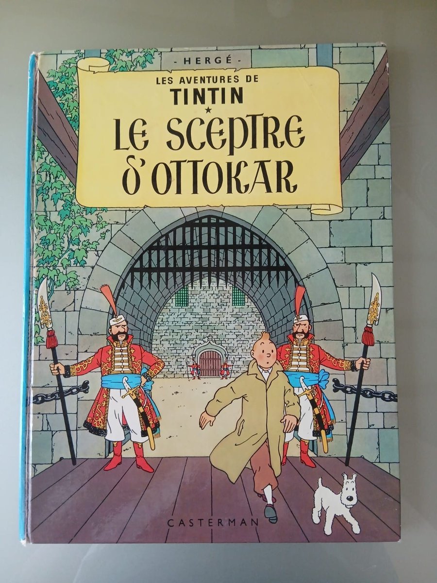 Tintin, Le Sceptre d'Ottokar, Casterman, Ristampa 1968/1969 - Variante B38