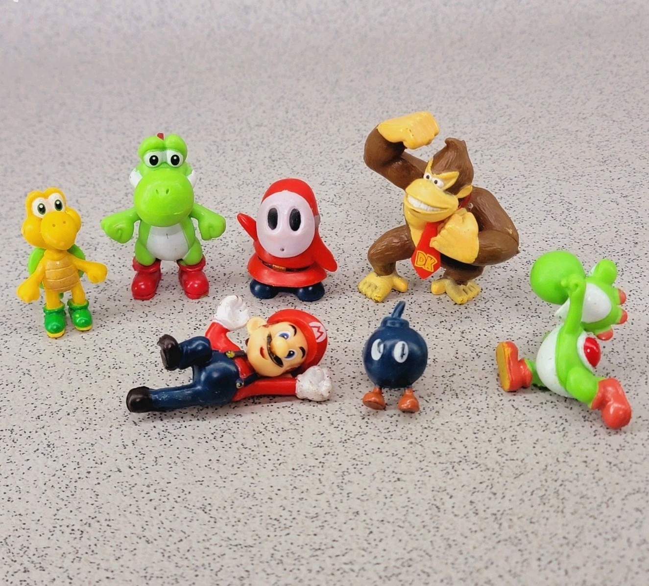Nintendo Super Mario Bros 7x Figures Bundle Job Lot