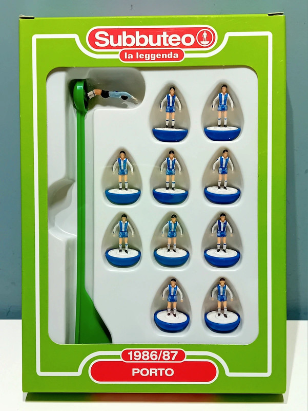 Subbuteo La Leggenda n.82 Squadra Porto 🇵🇹 1986/87 Nuova