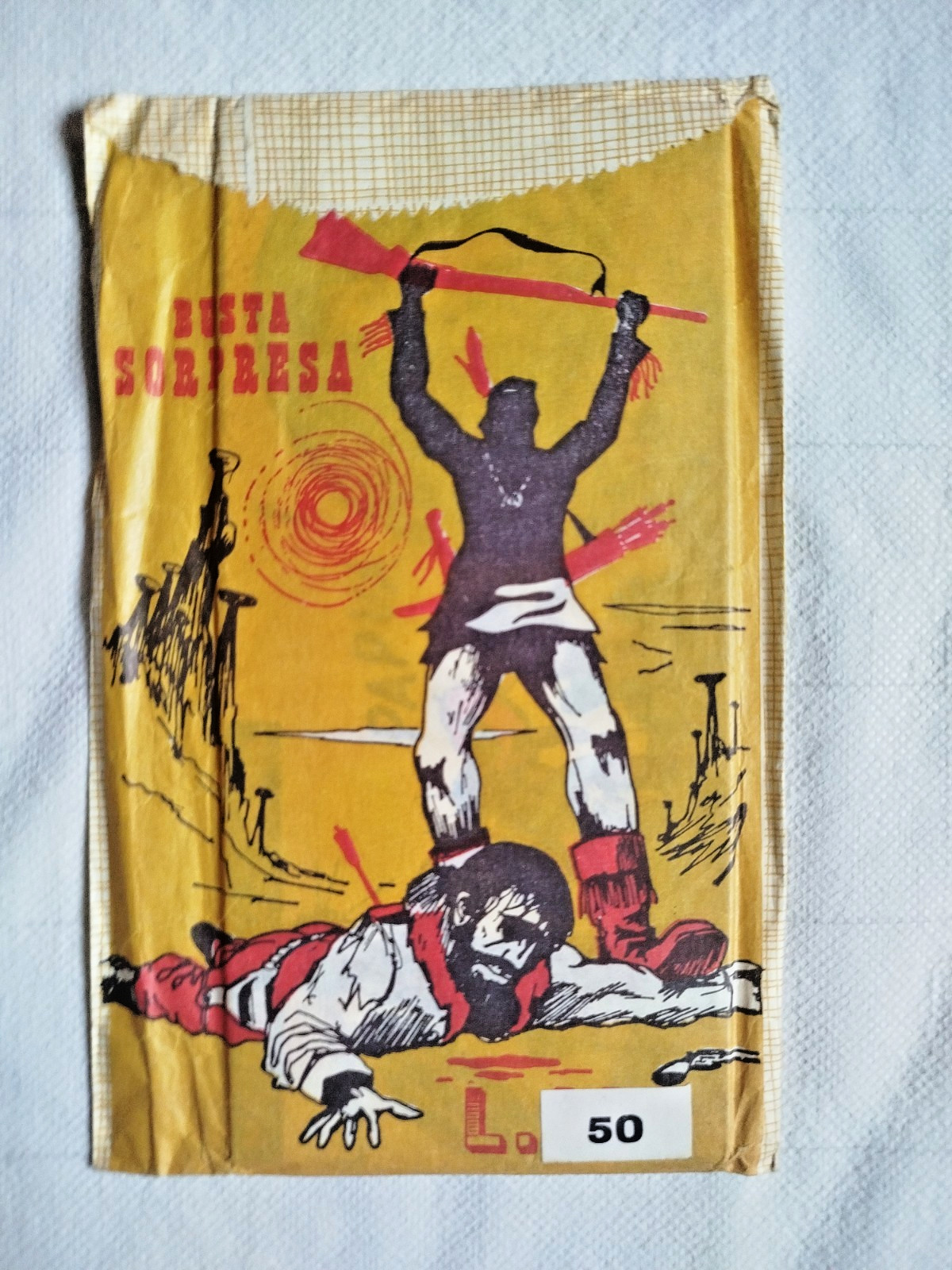 BUSTA SORPRESA ANNI '60, SIGILLATA, MAI APERTA, INTEGRA. OTTIMA