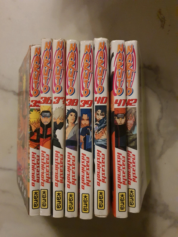 Naruto tome 35 à 42