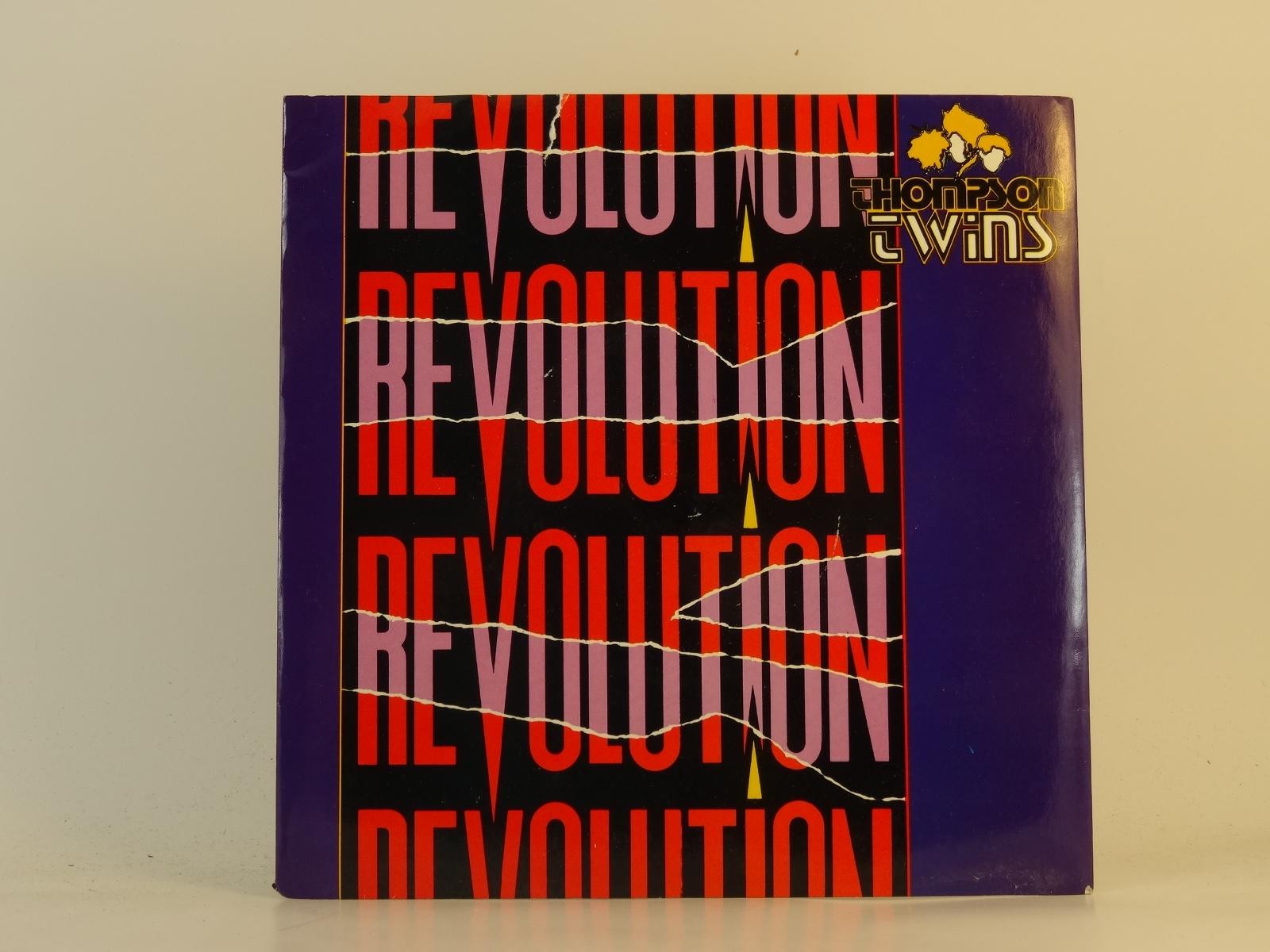 THOMPSON TWINS REVOLUTION (57) 2 Track 7" Single plus Picture Sleeve ARISTA RECO