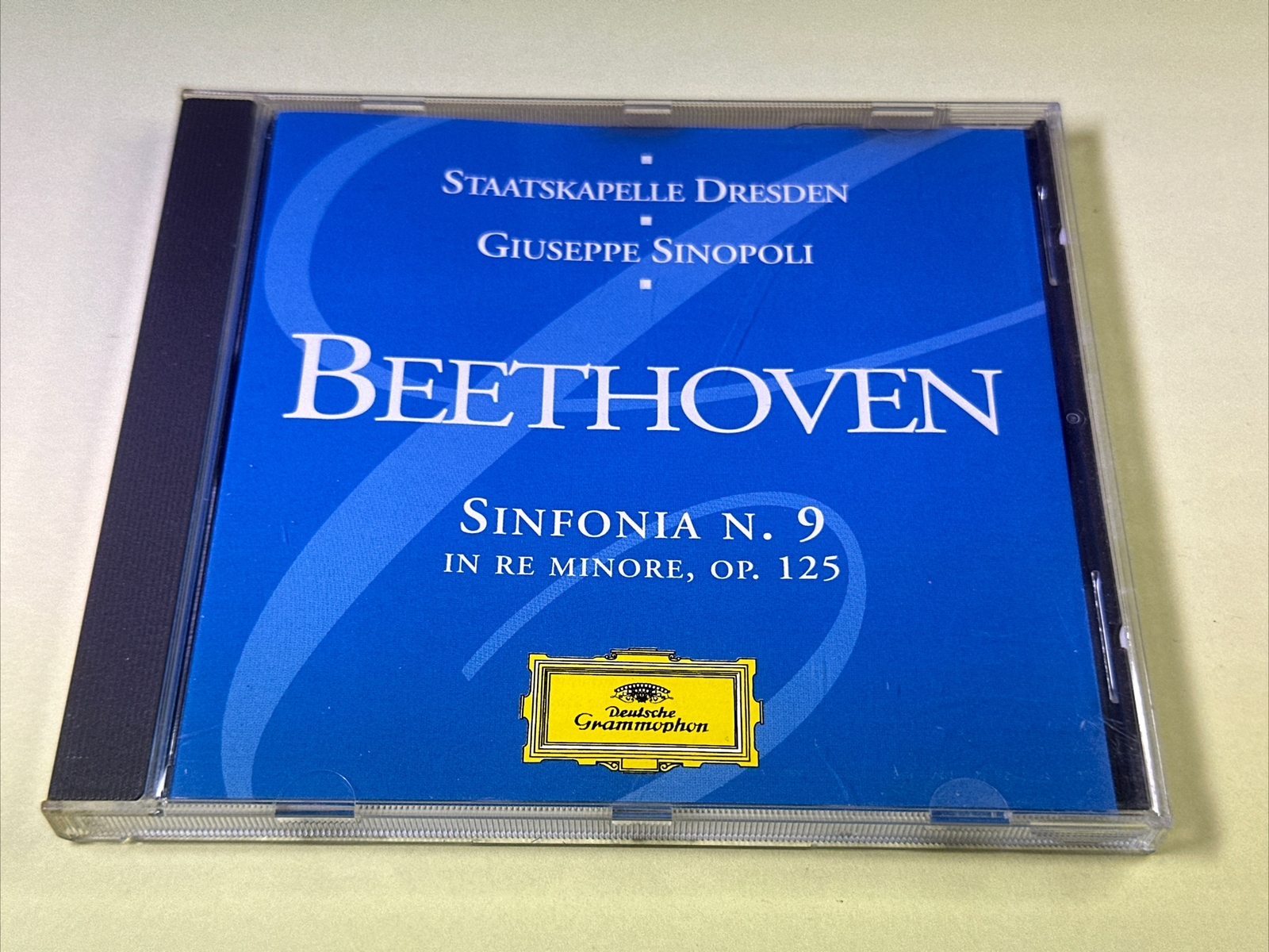 BEETHOVEN SINFONIA N. 9 IN RE MINORE OP 125  GIUSEPPE SINOPOLI- CD - AUDIO