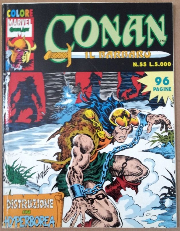 Conan il barbaro colore n.55 distruzione in Hyperborea ed. Comic Art