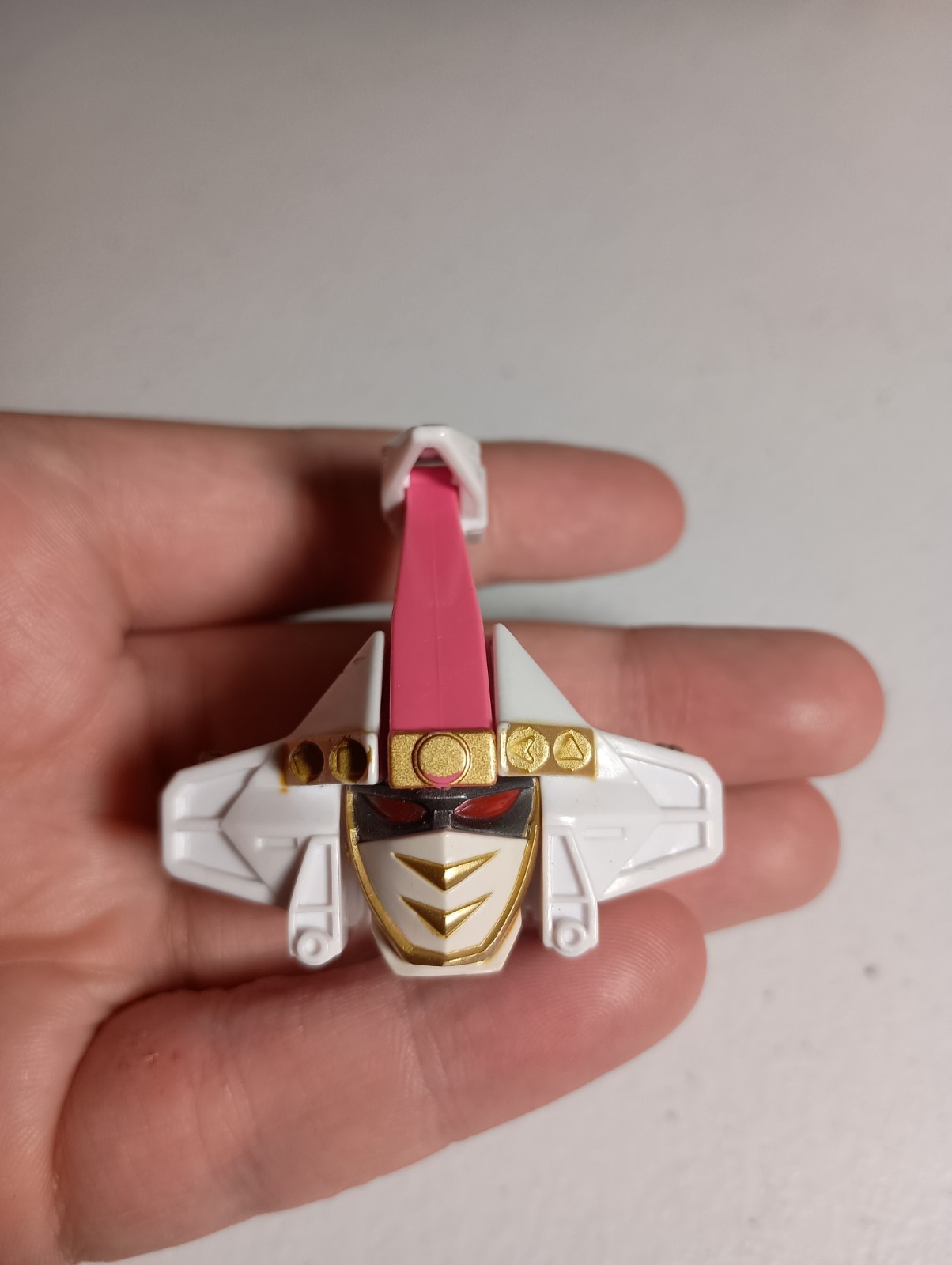 Deluxe Ninja Megazord Pink Crane Zord - Head Only - 1995 Bandai
